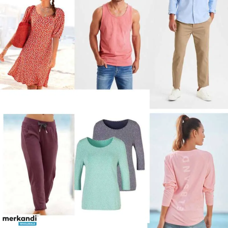 1,80 € por pieza, mezcla de verano de diferentes tallas de moda femenina y masculina, una vajilla