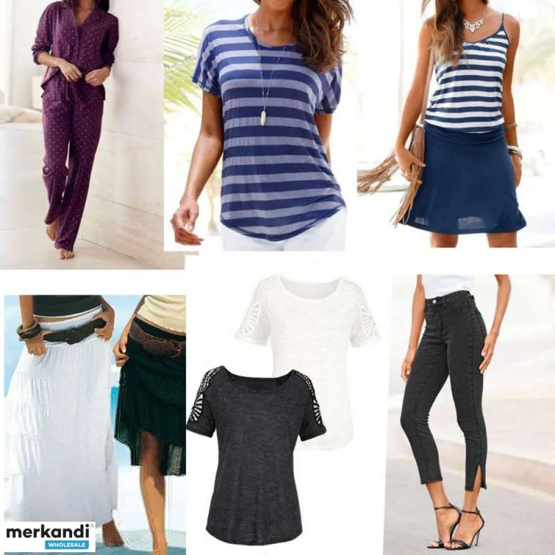 1,80 € por pieza, mezcla de verano de diferentes tallas de moda femenina y masculina, una vajilla