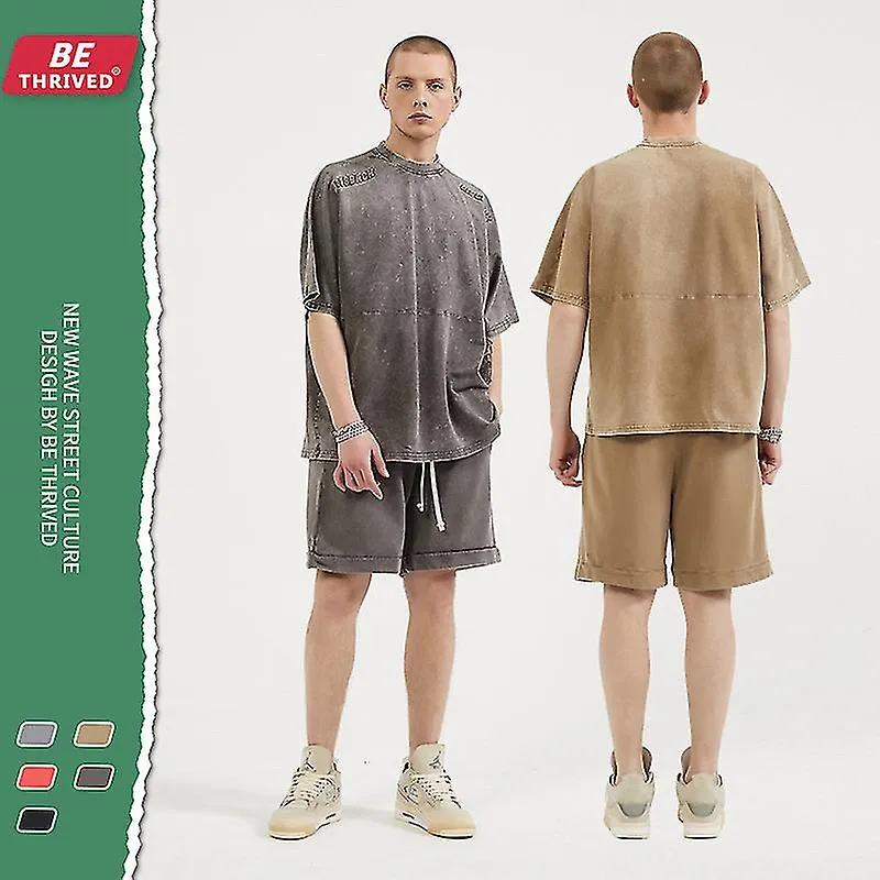 2022 Y Lavado Emed Shorts de manga corta Retro Fash Set