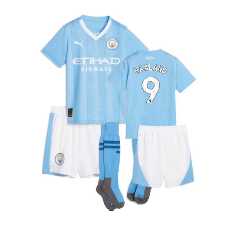 20232024 MAN CITY HOME MINI KIT (HAALAND 9)