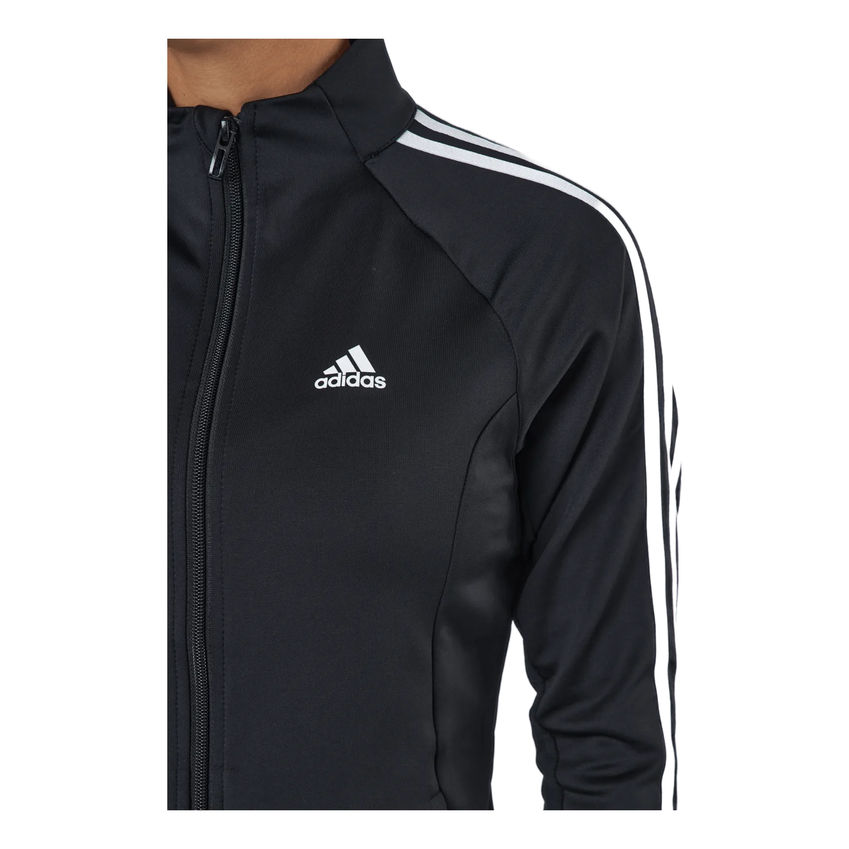 ADIDAS 3STRIPES TRACK JACKET BLACK / WHITE