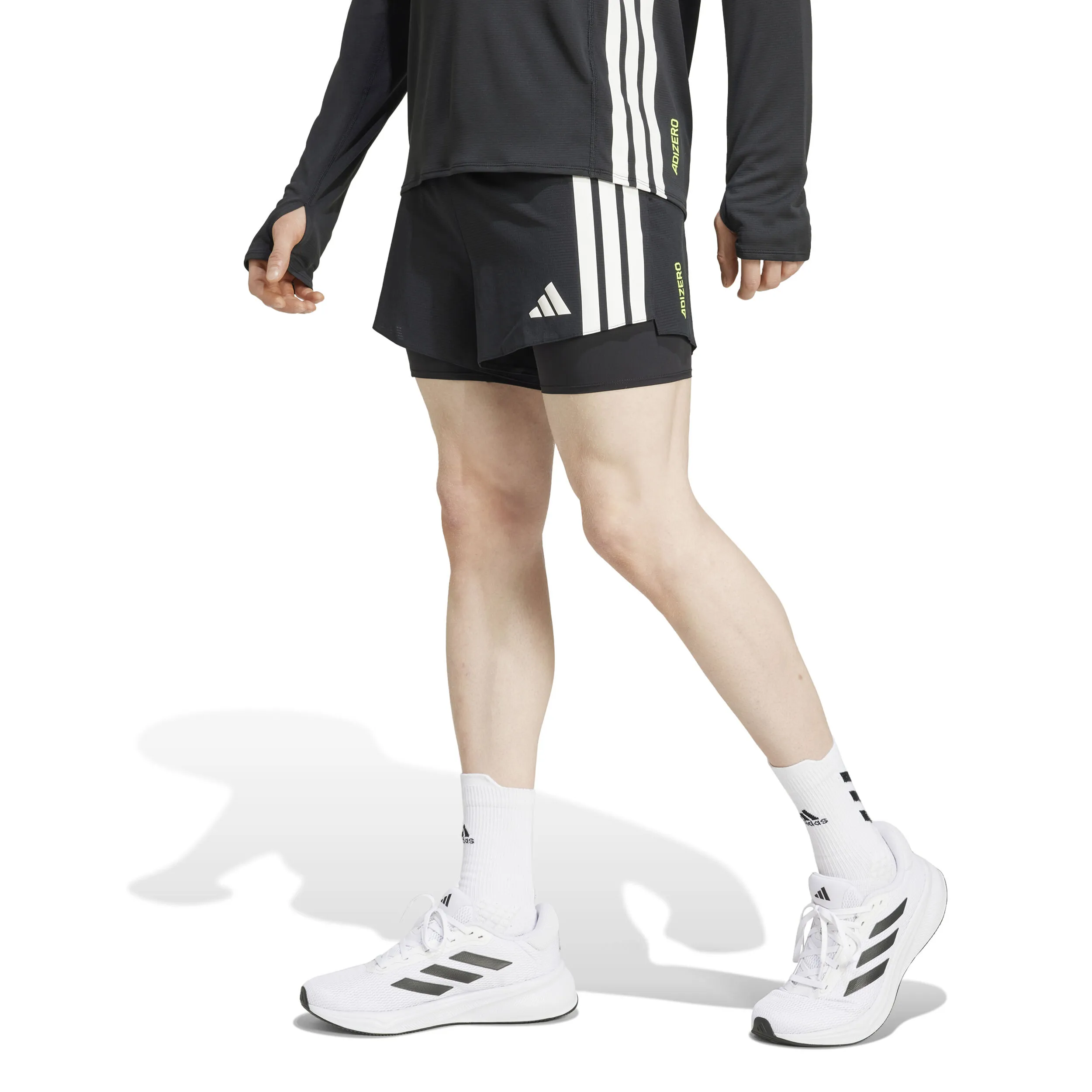 adidas Adizero 2in1 Pantalones Cortos Hombres