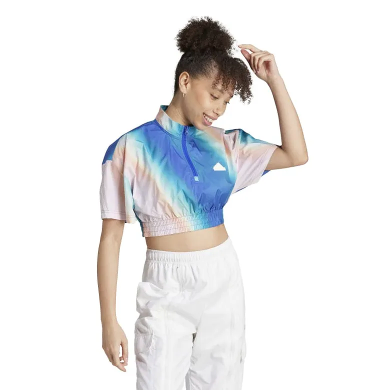 ADIDAS FUTURE ICONS WOVEN TSHIRT "LUCBLU"