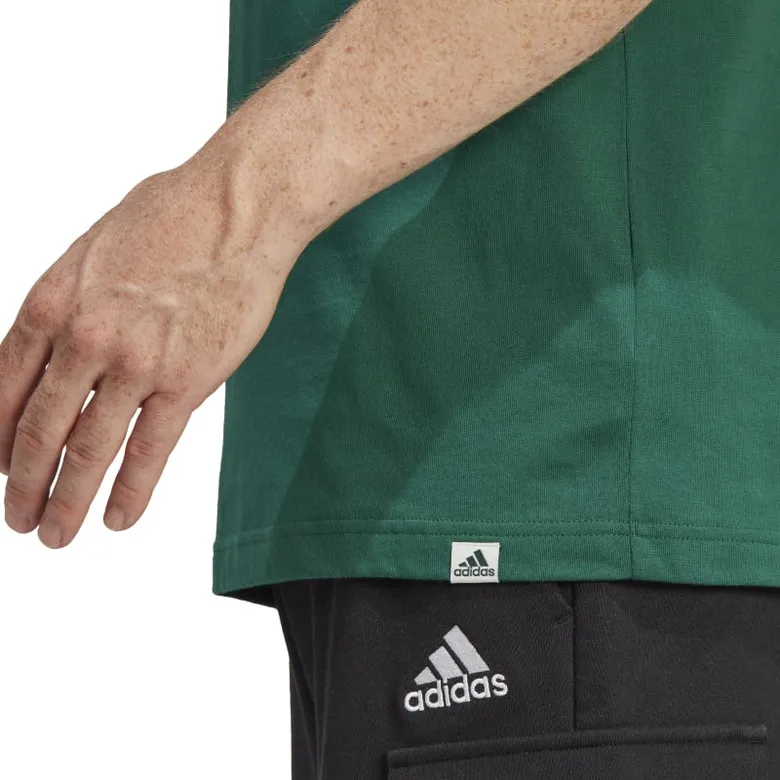 ADIDAS GROWTH BADGE GRAPHIC TSHIRT "COLLEGIATE GREEN"