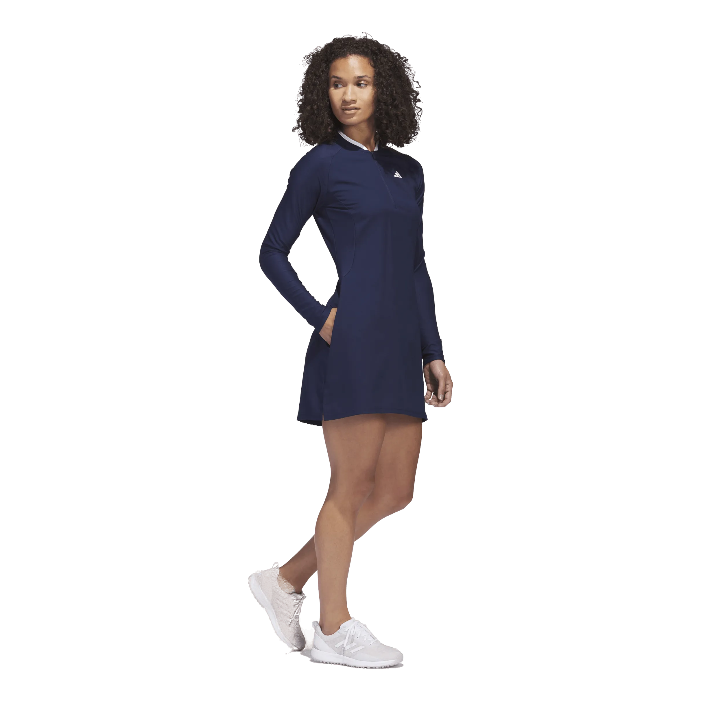 Adidas Long Sleeve Golf Dress Collegiate Navy