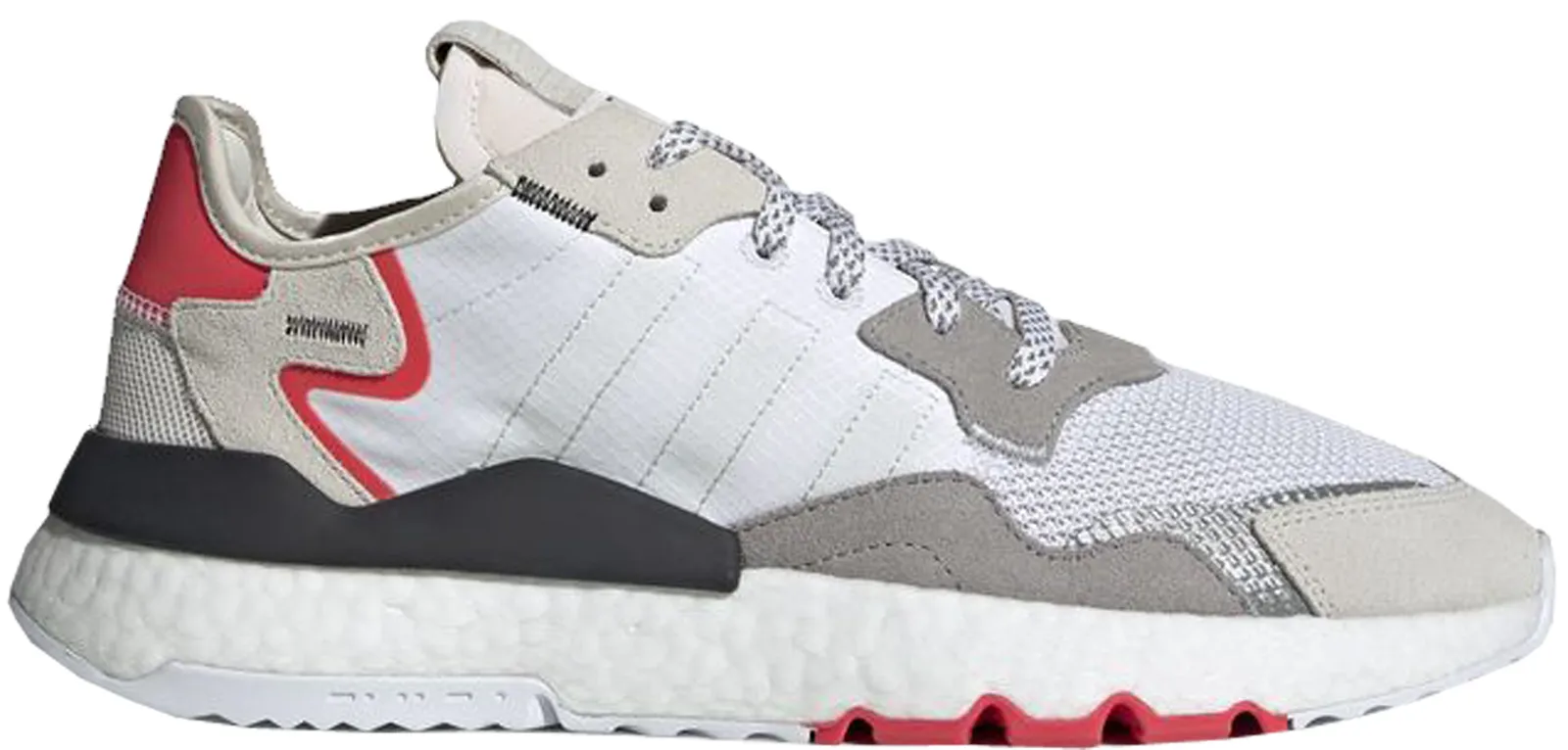 adidas Originals Nite Jogger White Shock Red