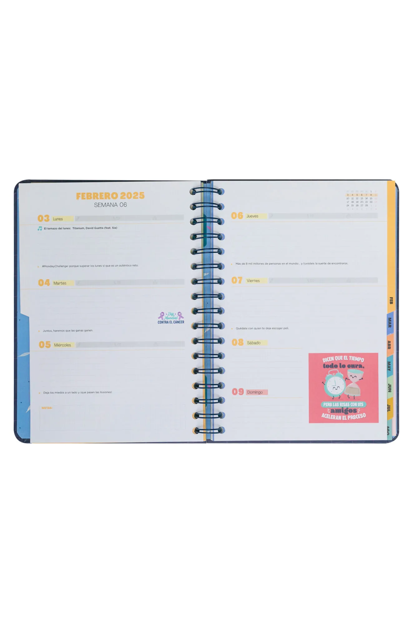 AGENDA WONDER 20242025 SEMANAL  PLANES QUE PROMETEN Y SUE&NTILDE;OS QUE SE CUMPLEN