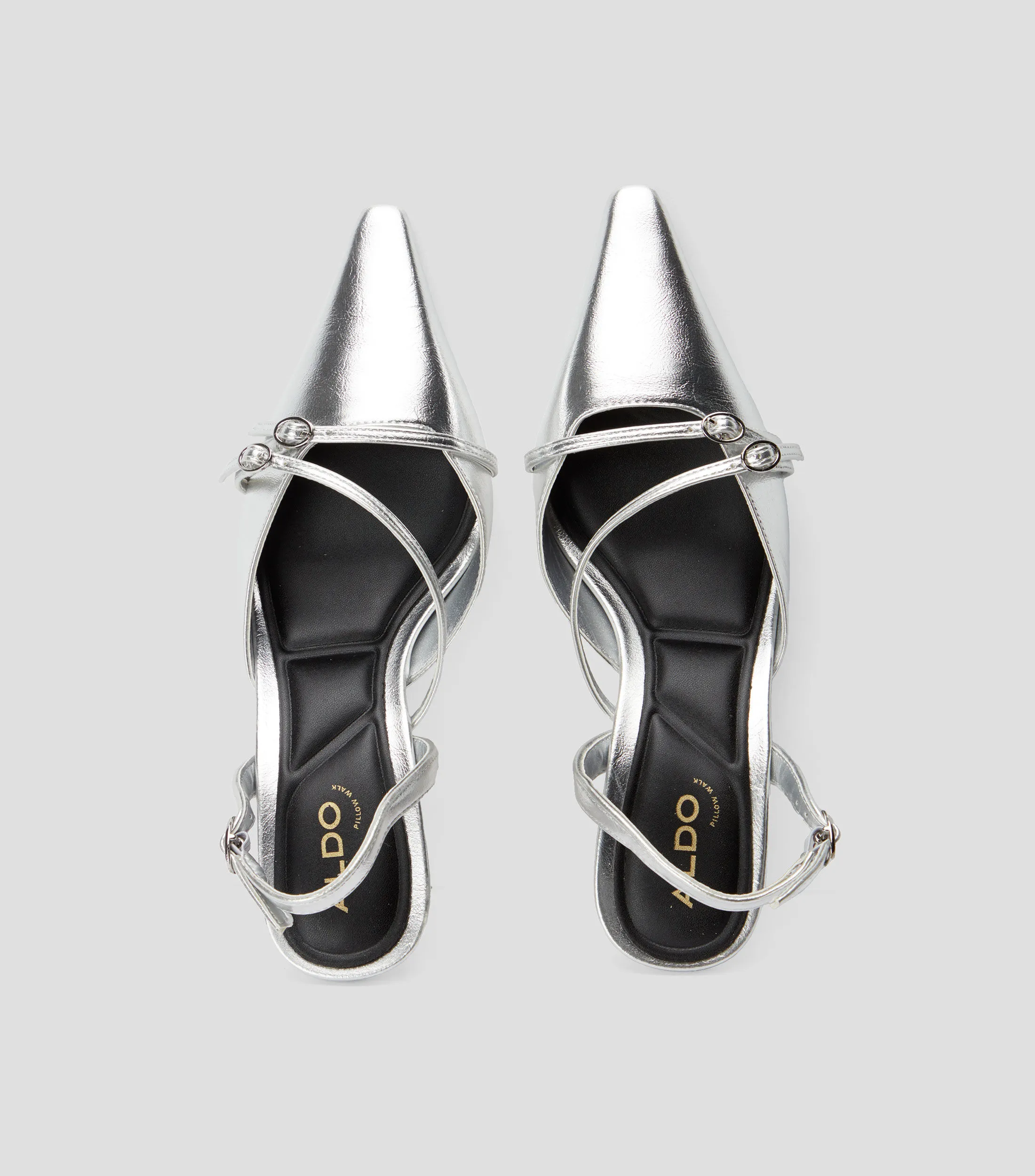 Aldo Zapatillas Slingback con tacón medio delgado Mujer