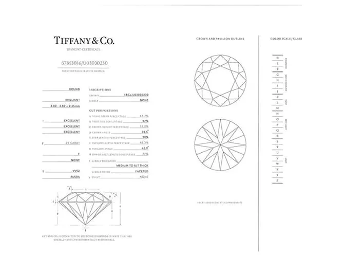 Anillo de Aniversario Harmony Medio Círculo Tiffany & Co. 