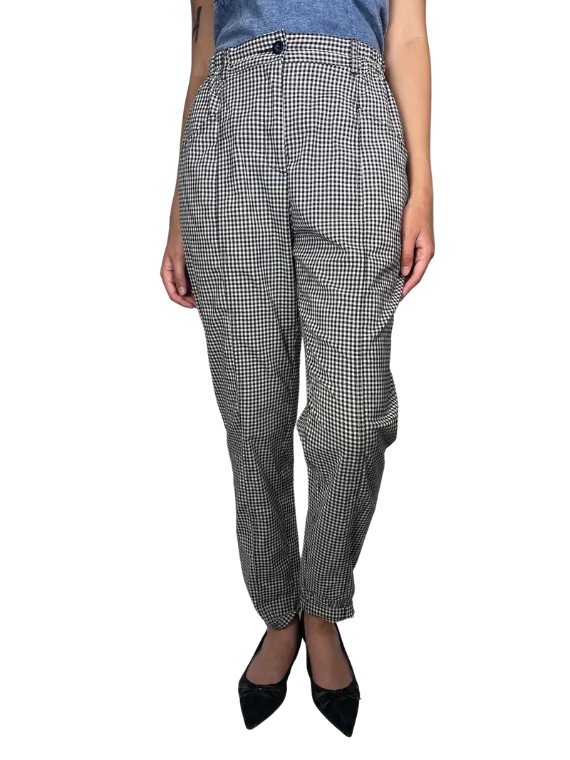ANTHROPOLOGIE Pantalón De Vestir A Cuadros