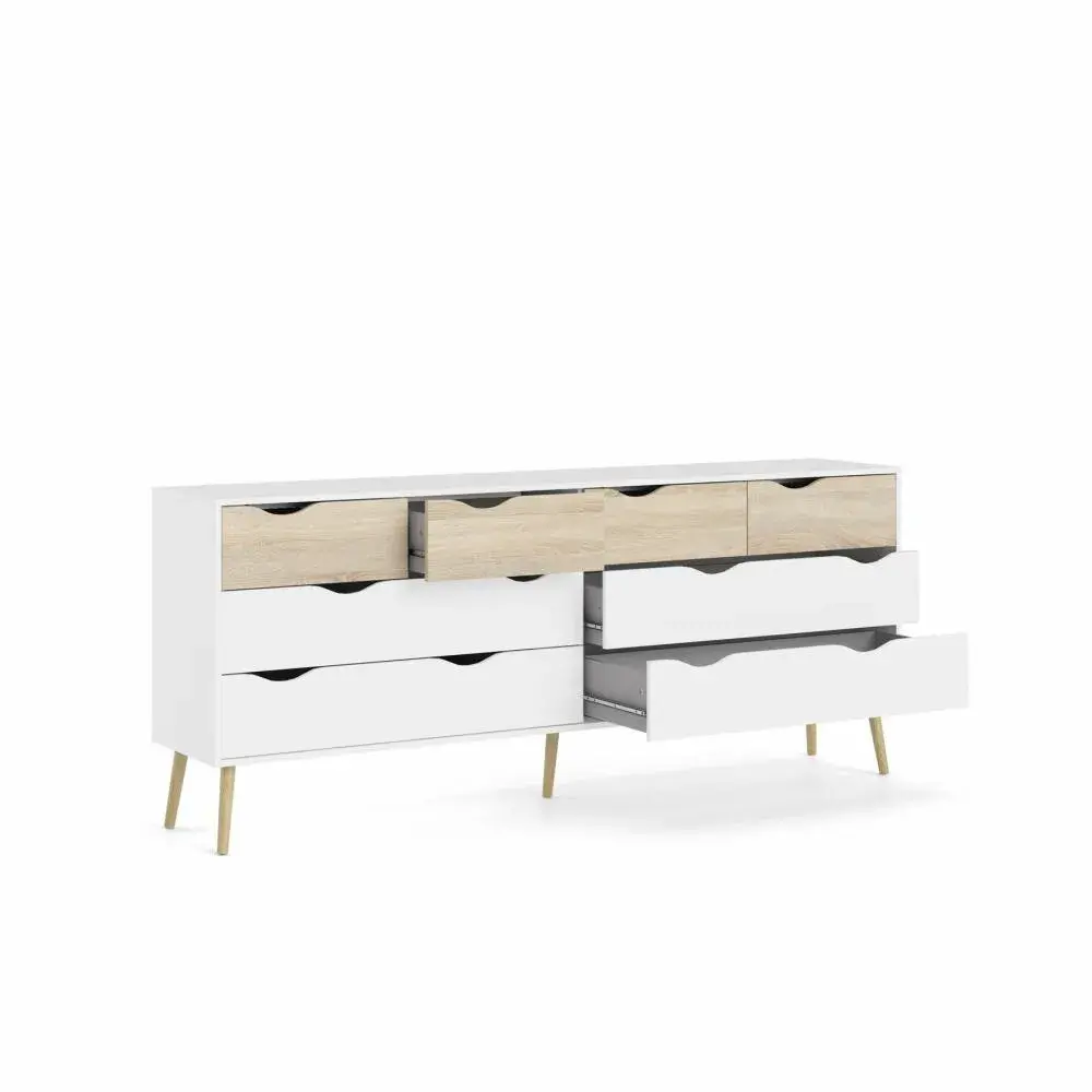 Aparador doble Oslo 195,7 x 39,1 x 81,7 cm