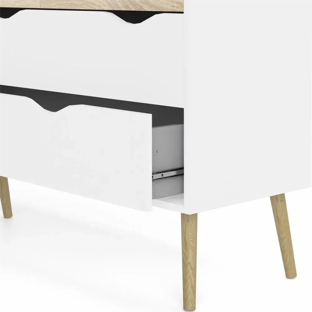 Aparador doble Oslo 195,7 x 39,1 x 81,7 cm