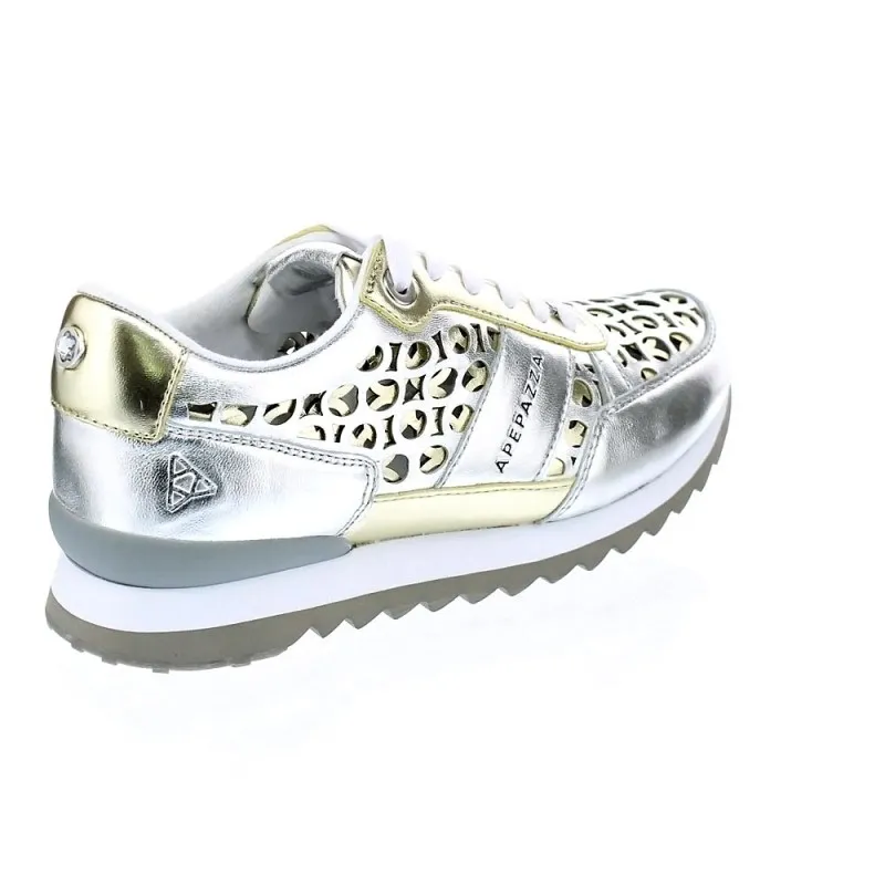 Apepazza Zapatillas Mujer Dauphine Plata