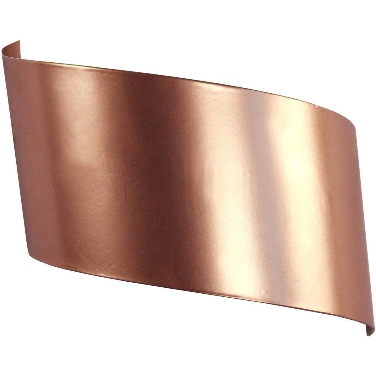 Aplique cuadrado metal cobre