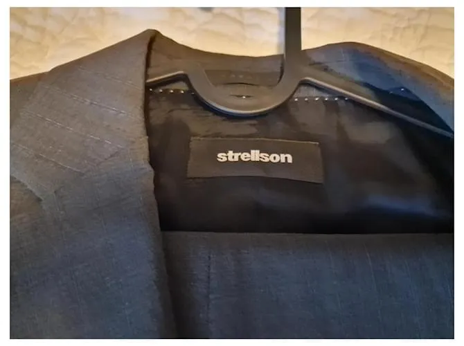 Autre Marque Fantástico traje gris medio Strellson 