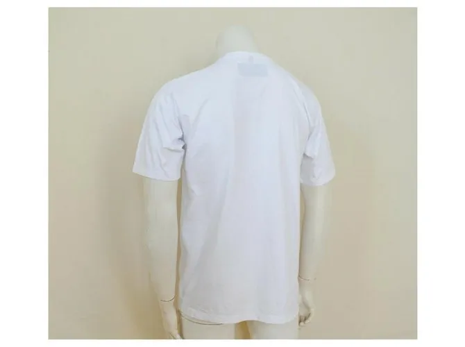 Autre Marque ÉTUDES Blanco W / Logotipo azul 'E' Camiseta Talla M MEDIO 