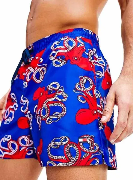 bañador tommy hilfiger octopus azul para hombre
