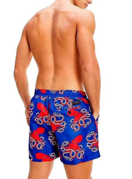 bañador tommy hilfiger octopus azul para hombre