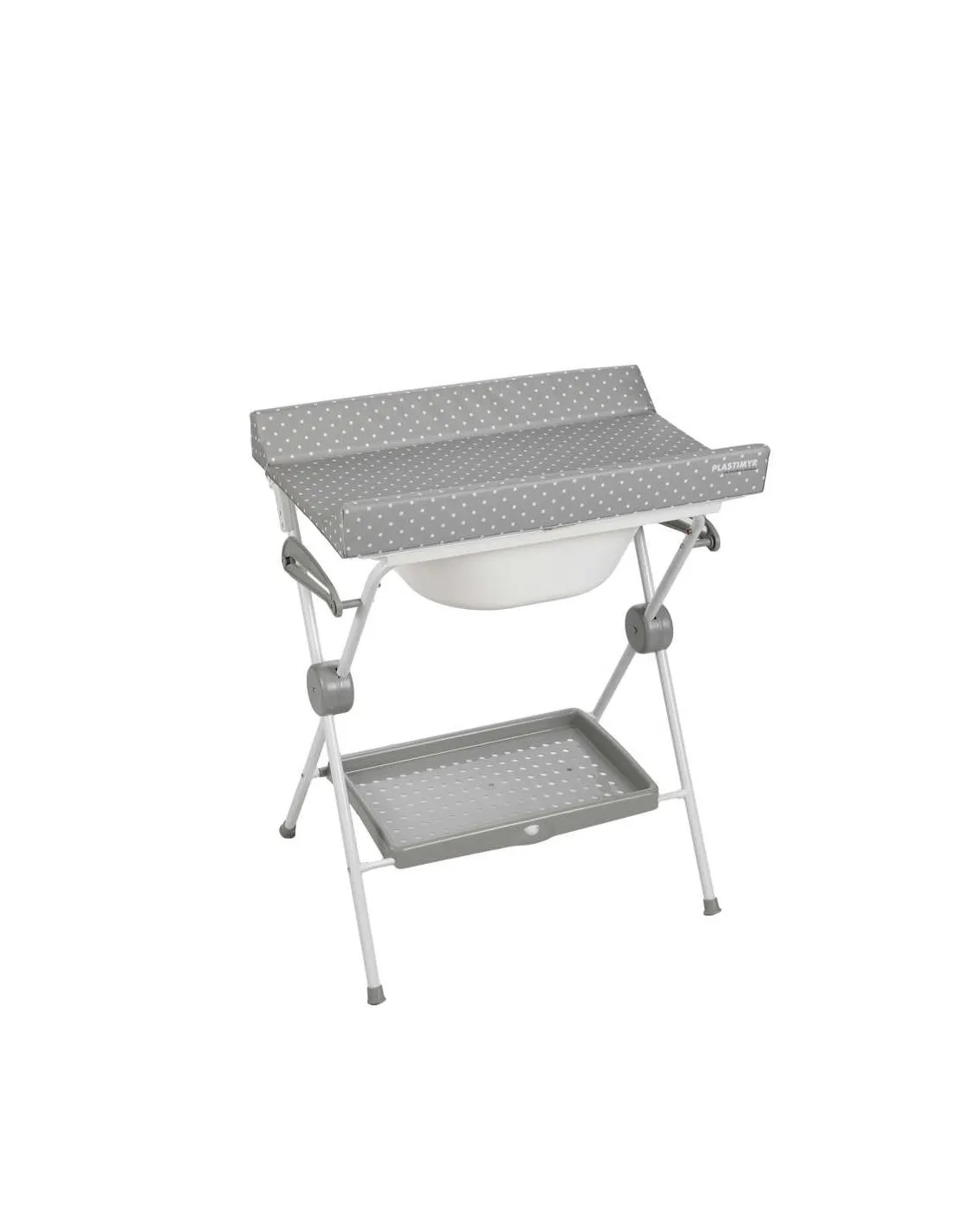 Bañera Plegable Lea Topos gris