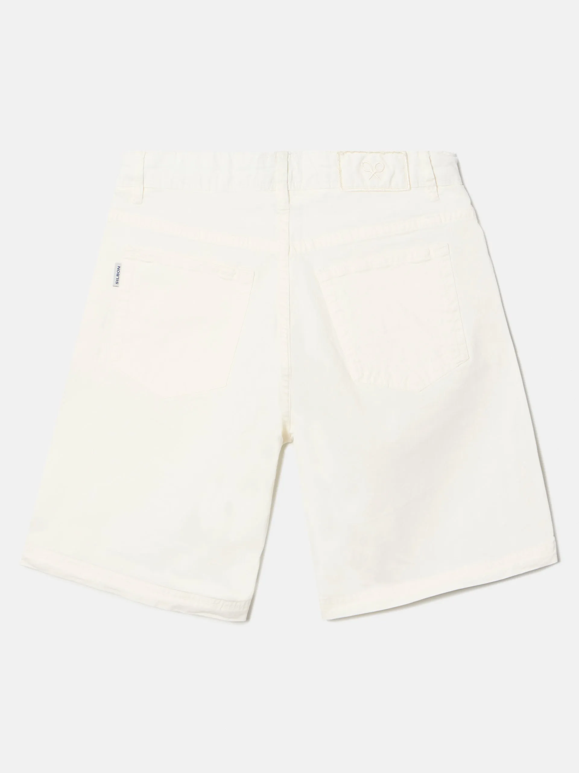 Bermuda cinco bolsillos beige claro
