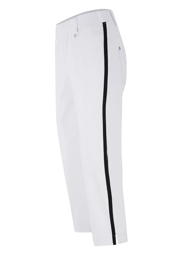 Bermuda con cinturilla elástica Blanco