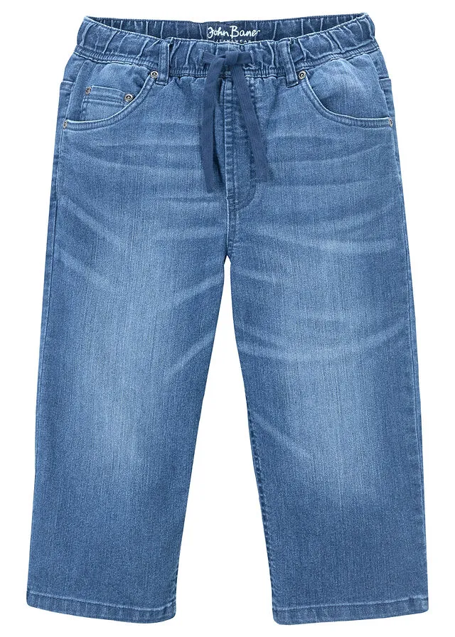 Bermuda con cinturilla elástica Denim