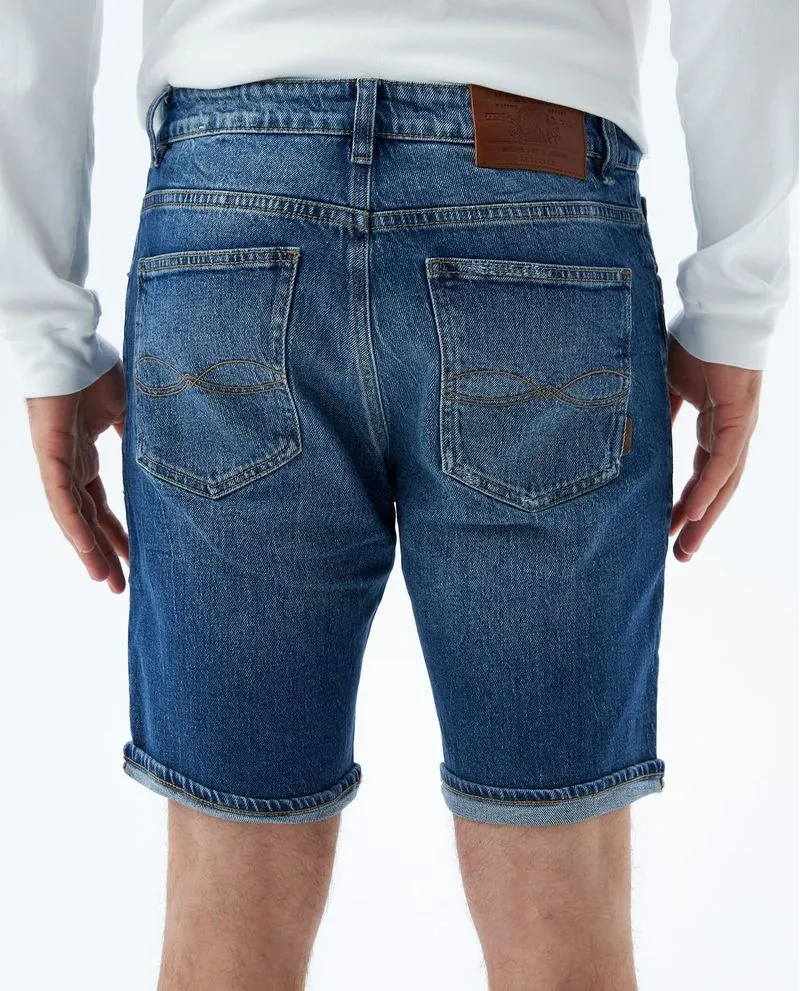 Bermuda tono medio para hombre