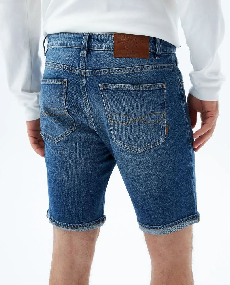 Bermuda tono medio para hombre