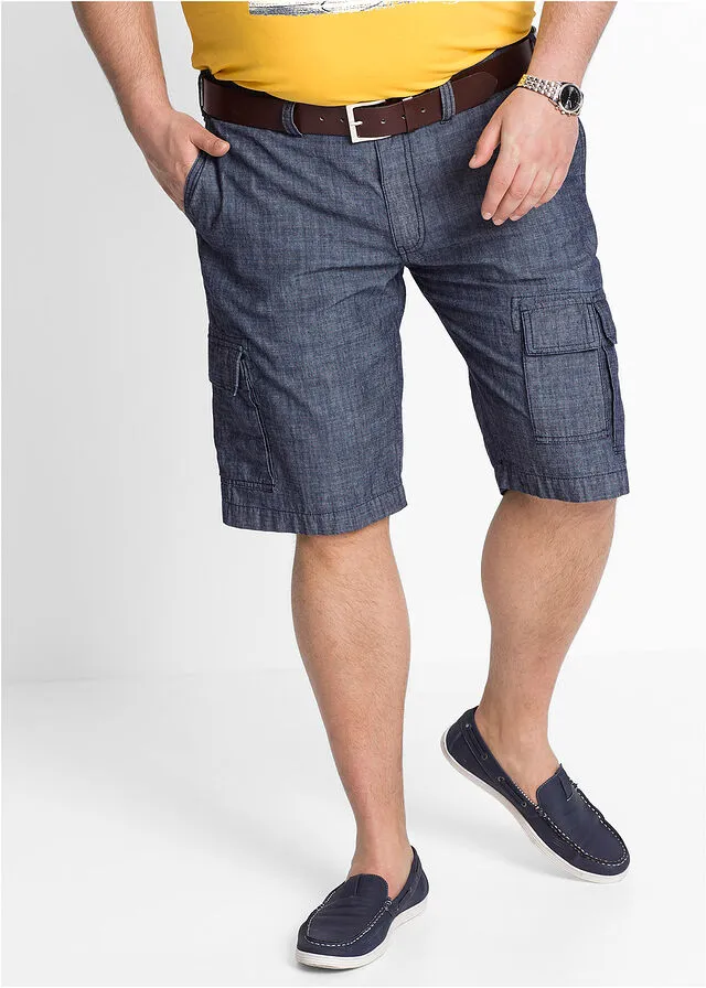 Bermudas de estilo cargo y corte holgado Azul marino