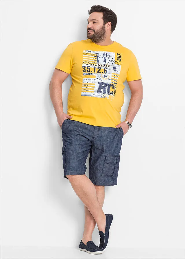 Bermudas de estilo cargo y corte holgado Azul marino