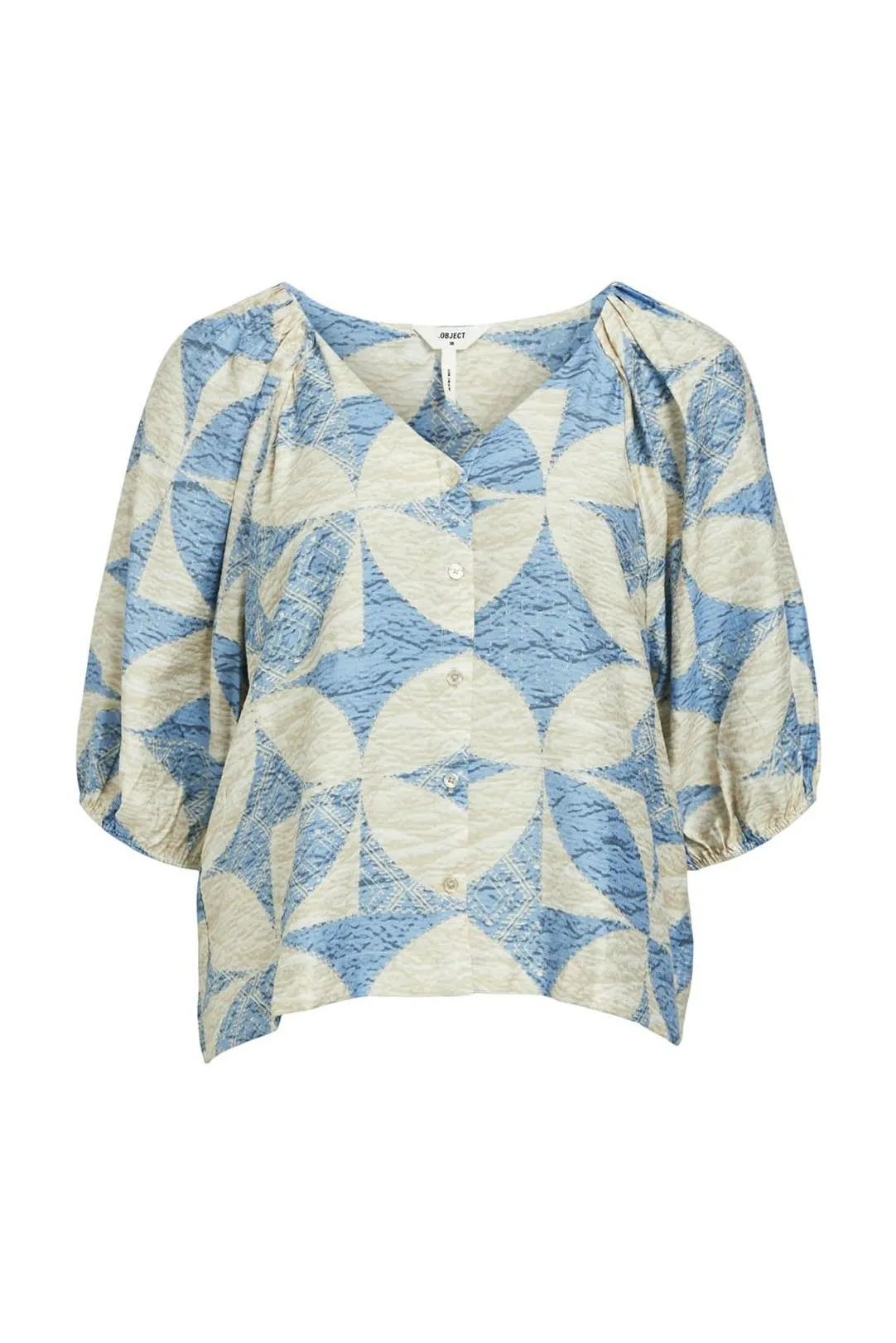 BLUSA CON BOTONES OBJBETINA BEIGE