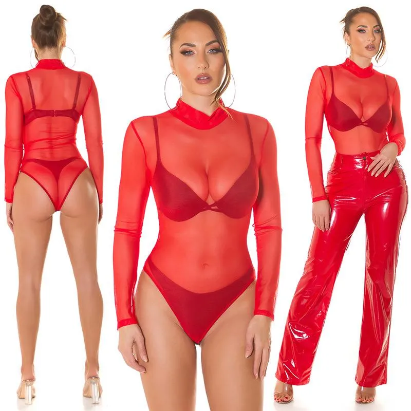 Body transparente rojo