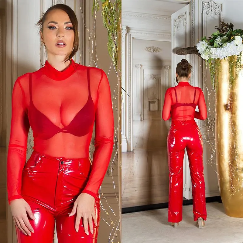 Body transparente rojo