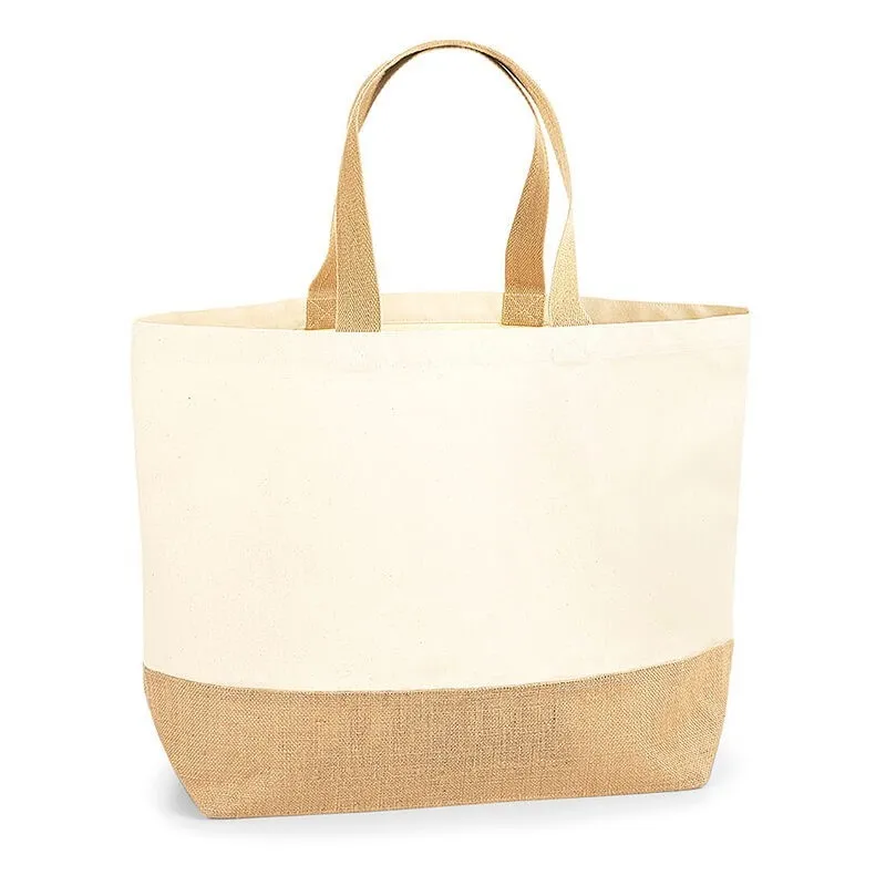 Bolsa Tote con base de yute XL de Westfordmill