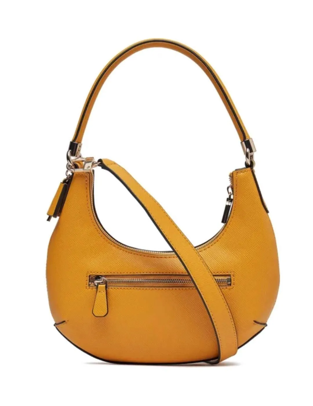 Bolso Guess Gizele naranja con asa ajustable para mujer