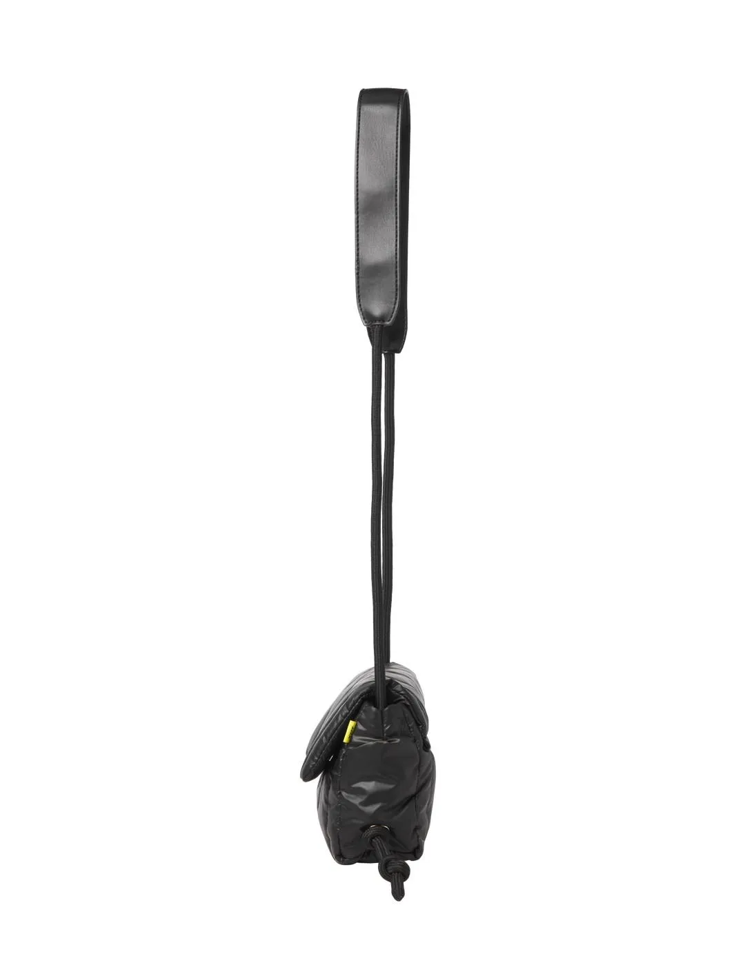 Bolso JJXX Santafe negro guateado con solapa para mujer