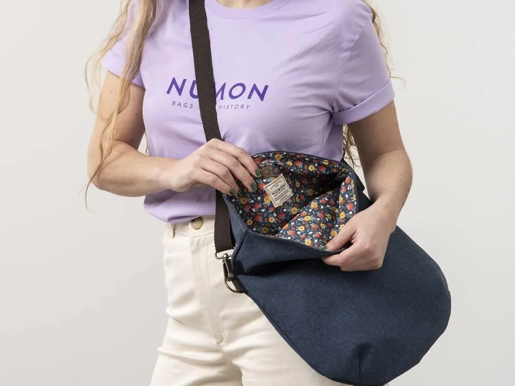 Bolso Mediano tapicería reciclada estampado