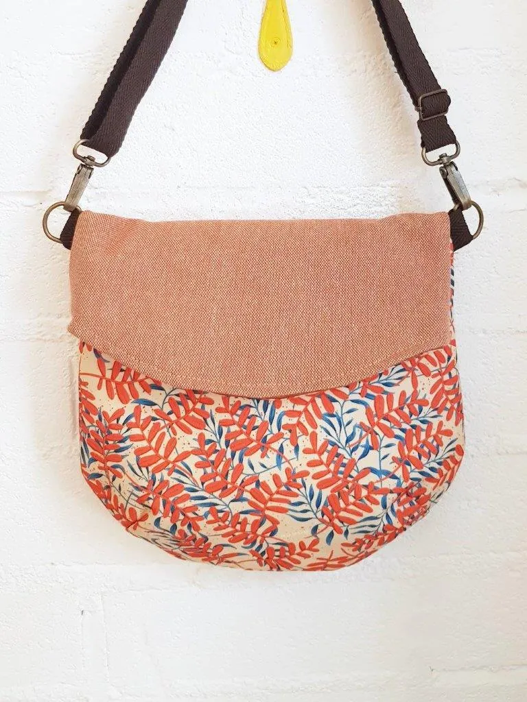 Bolso Mediano tapicería reciclada estampado