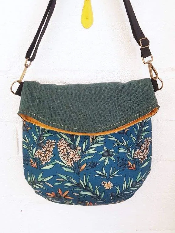 Bolso Mediano tapicería reciclada estampado