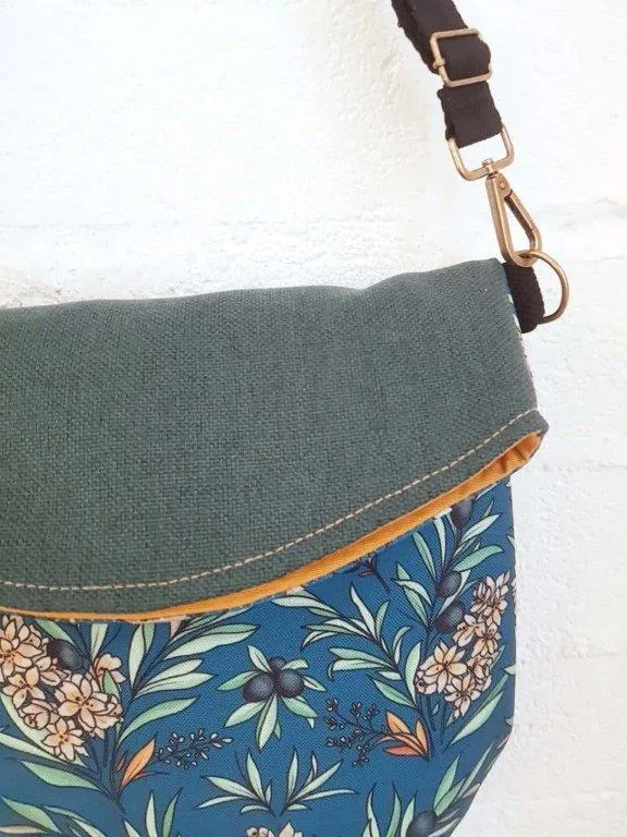 Bolso Mediano tapicería reciclada estampado