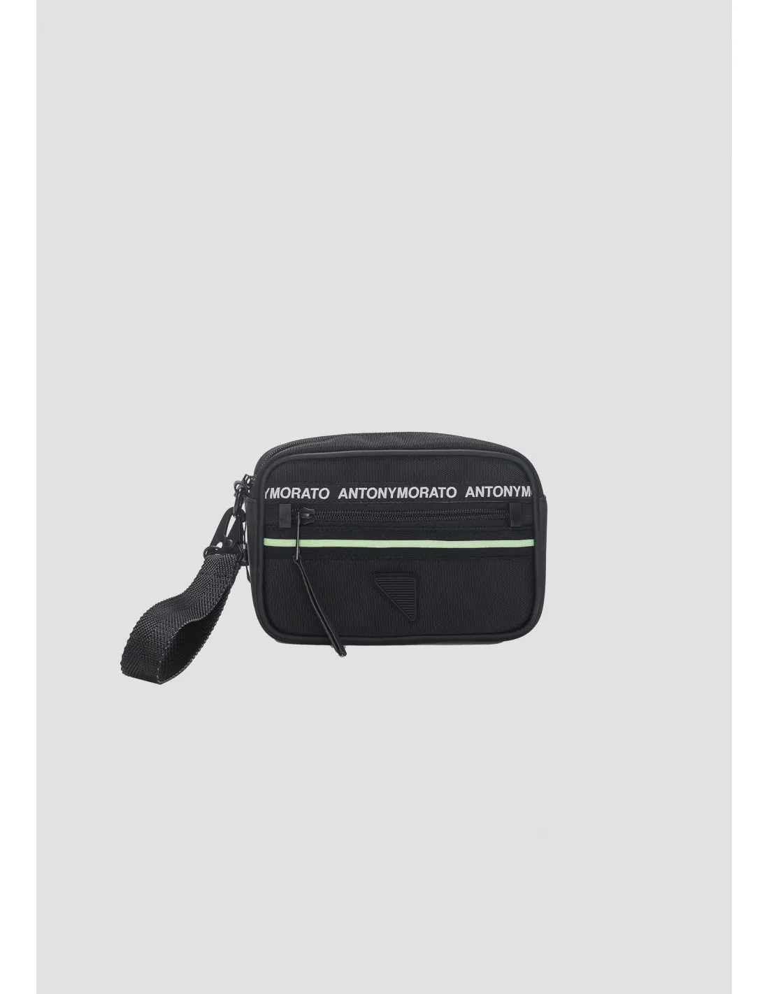 Bolso pouch en nailon con logo de Antony Morato