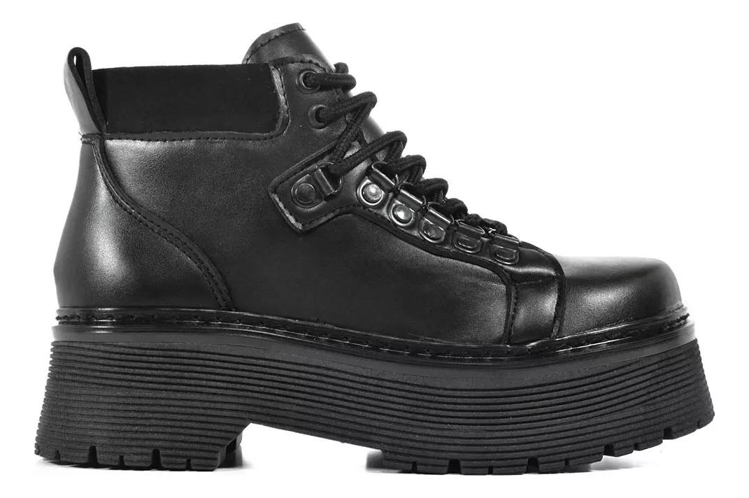 Borcego Mujer Plataforma Liviana Lorena Ba Estilo Martens 4