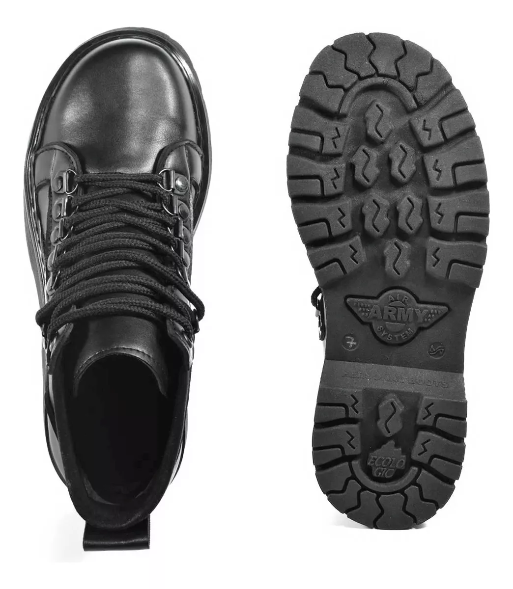 Borcego Mujer Plataforma Liviana Lorena Ba Estilo Martens 4