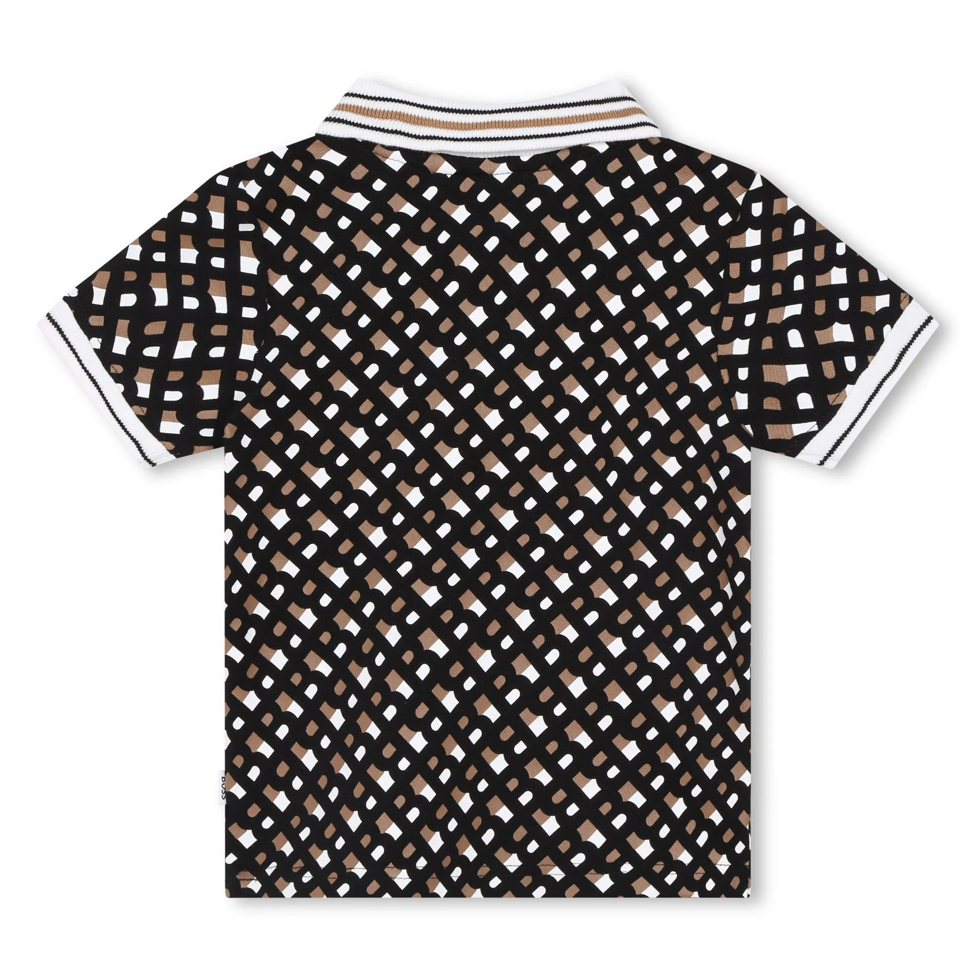 BOSS Polo de manga corta estampado