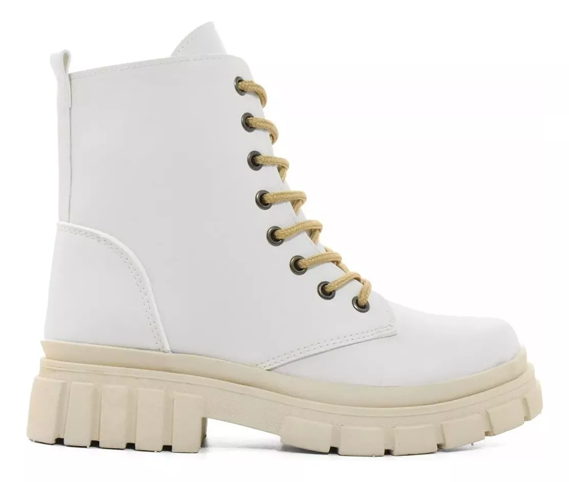 Bota Borcego Mujer Borceguí Caña Media Lorena Estilo Marten1