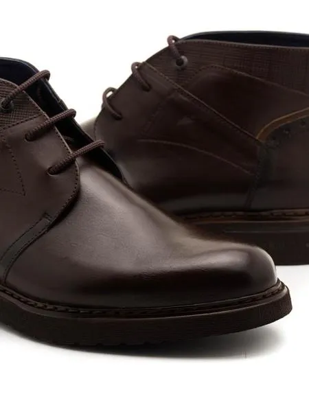 botines fluchos f0346 marrones para hombre