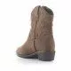 Botines tacón Owel marrones estilo cowboy de caña baja