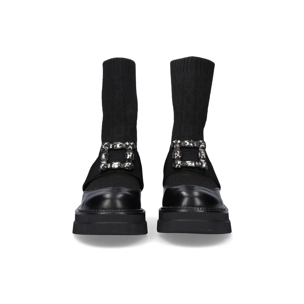 BOTÍN ESTILO CALCETÍN EXÉ B079H1033 BLACK