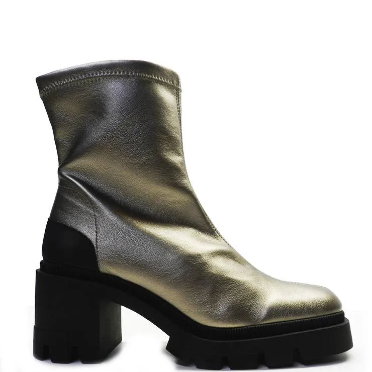 Botín Miss Elastic 77533 Bronce