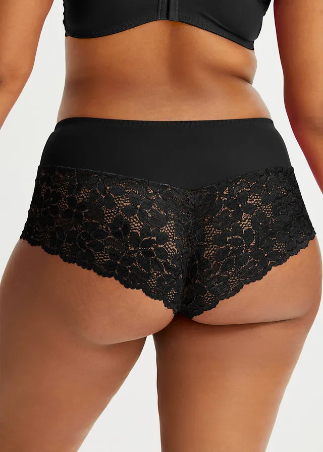 Braga maxi con poliamida reciclada Negro
